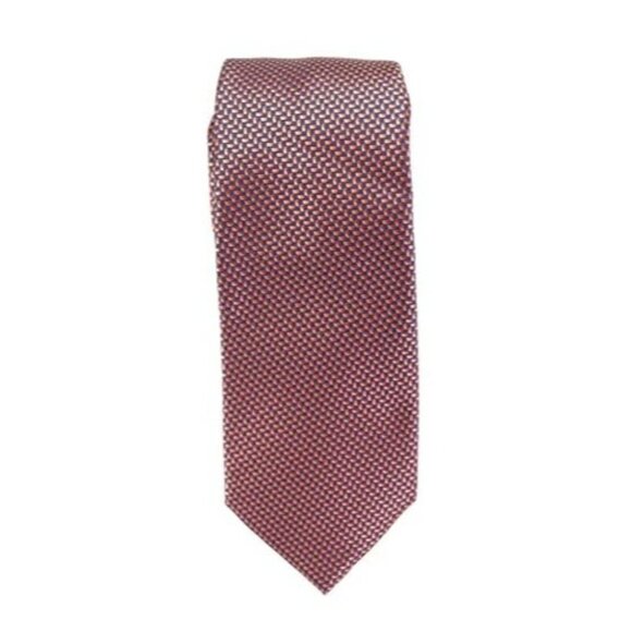 Perry Ellis Men's Harding Micro Tie, Cognac, NWT - Picture 4 of 6